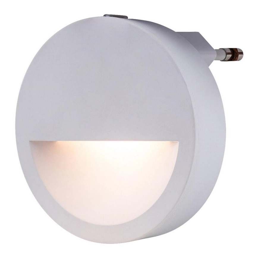 Rabalux – LED Nattlampa med skymningssensor LED/0,5W/230V 3000K diameter 65 mm