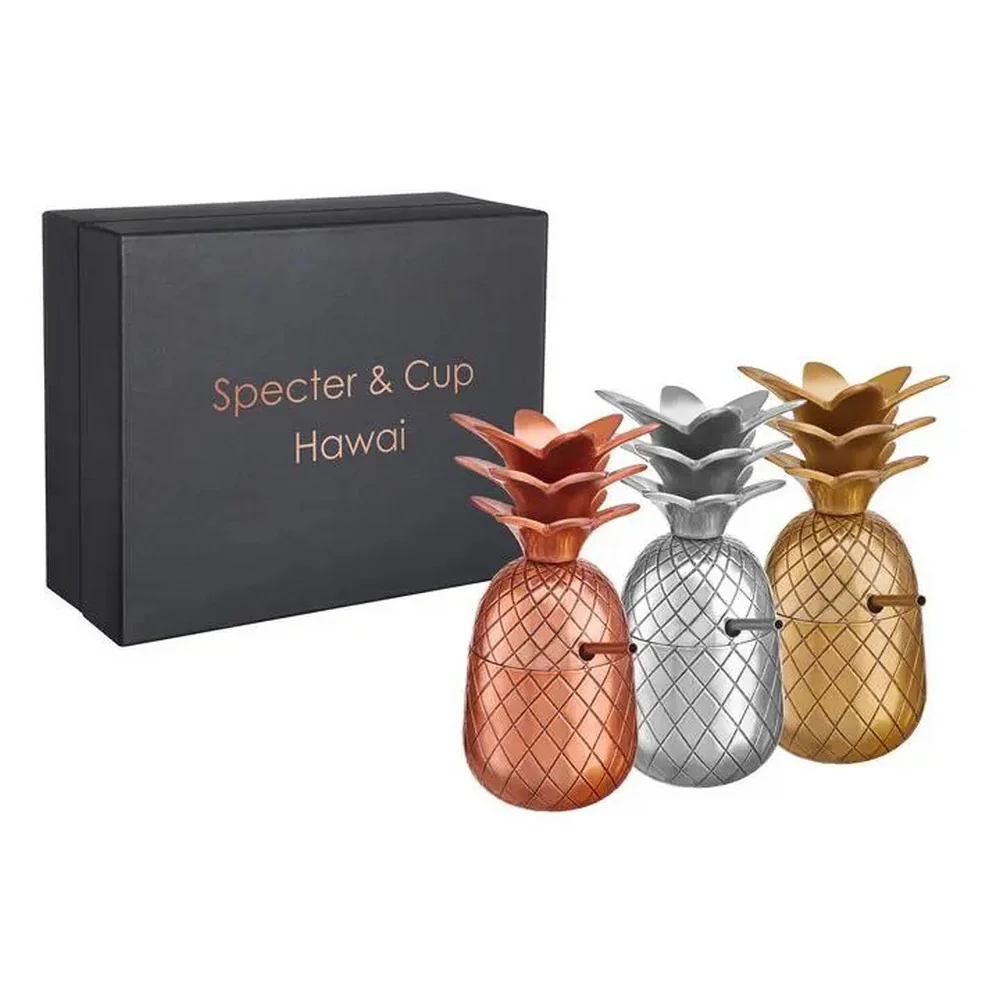 Spectre & Cup – Ananas Cocktailglas – Guld, Silver eller Koppar