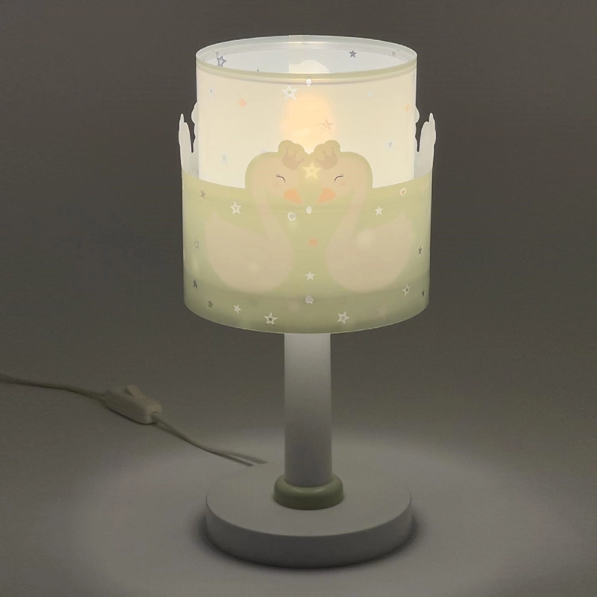 Dalber 61711H – Barnlampa  SWEET LOVE 1xE14/40W/230V grön