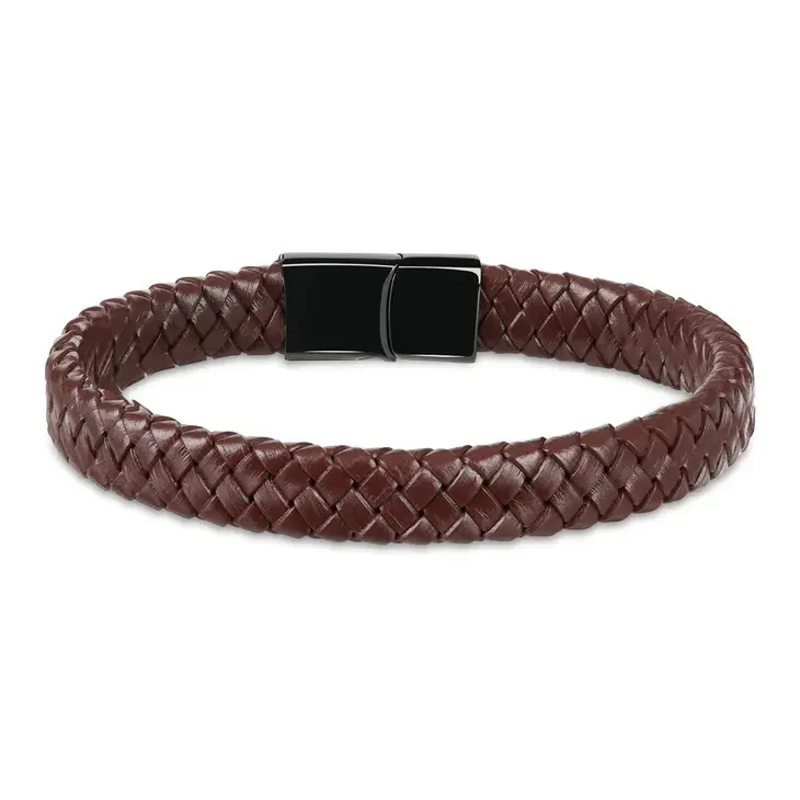 James Hawk Läderarmband – Brun