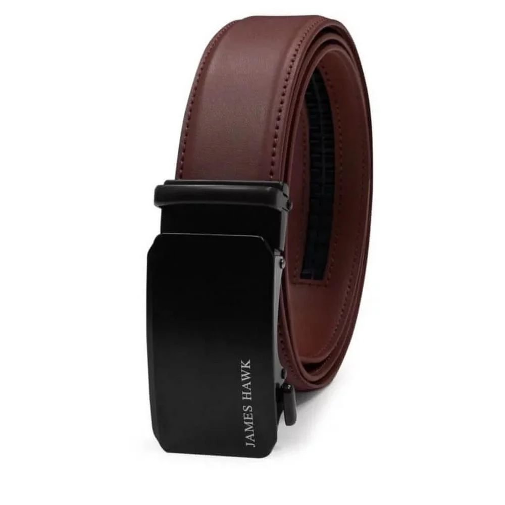 James Hawk Automatic Belt – Brown – Auto Lock Belt i 2 storlekar