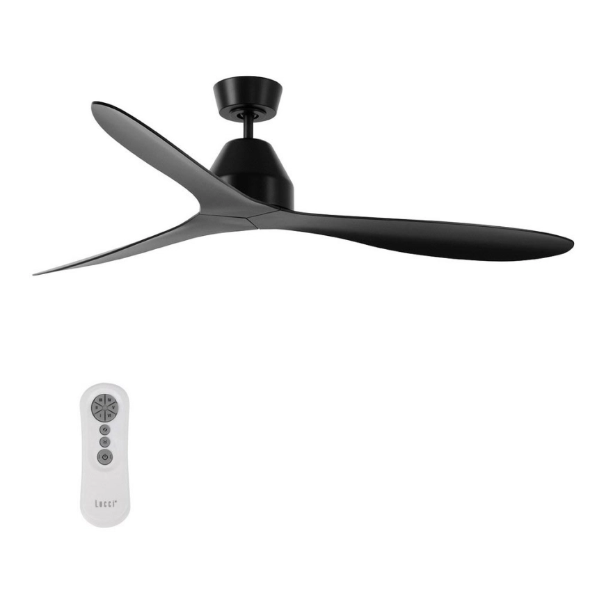 Lucci air 213041 – Takfläkt WHITEHAVEN svart + fjärrkontroll