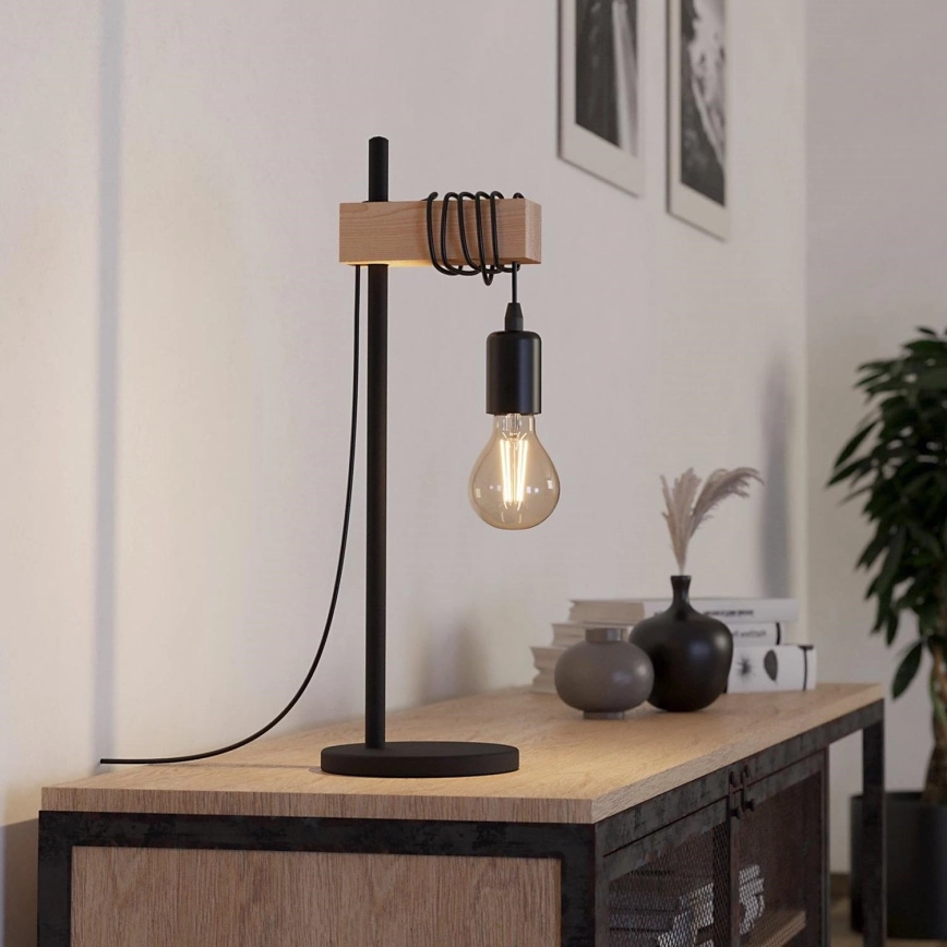 Eglo – Bordslampa TOWNSHEND 1xE27/10W/230V