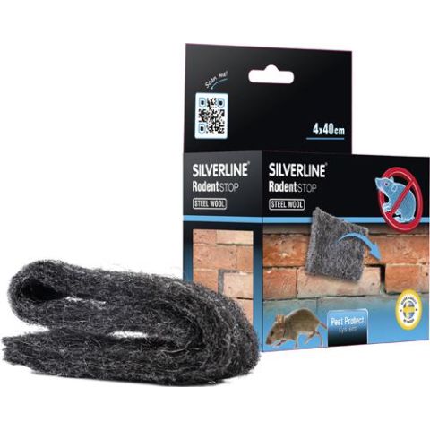 Silverline Rodentstop Stålull 4×400 mm