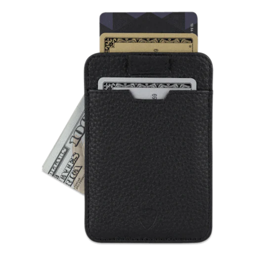 Vaultskin Chelsea Card Holder – Mat Black Minimalist Purse