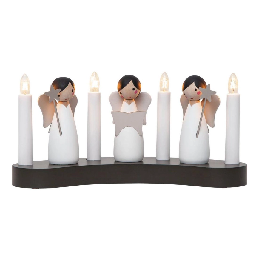 Eglo – Adventsljusstake ANGEL CHOIR 4xE10/3W/230V