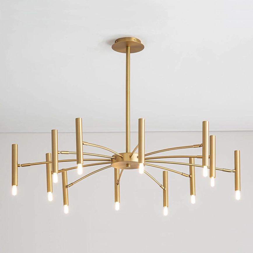 Redo 01-2774 – Pendelkrona RAYEN 12xG9/10W/230V brons