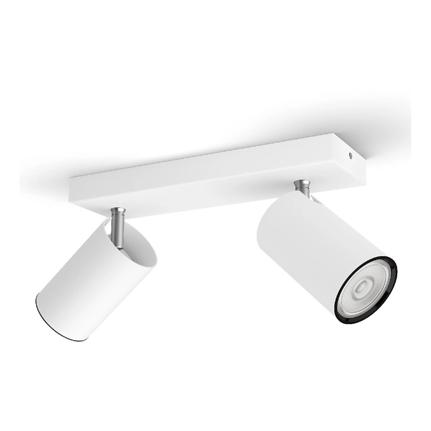Philips – Spotlight KOSIPO 2xGU10/5,5W/230V vit