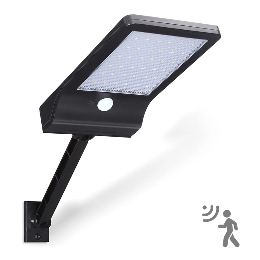 Aigostar – LED solcellsgatlykta med sensor LED/2,3W/5,5V 1800 mAh IP65