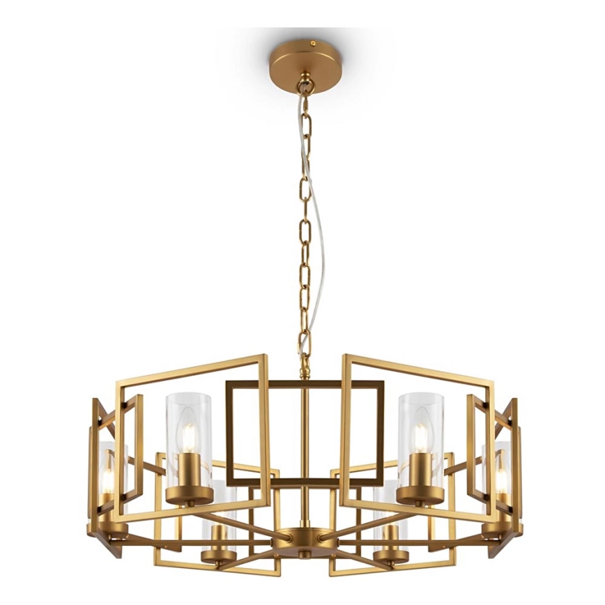 Maytoni H009PL-06G – Ljuskrona på kedja BOWI 6xE14/40W/230V