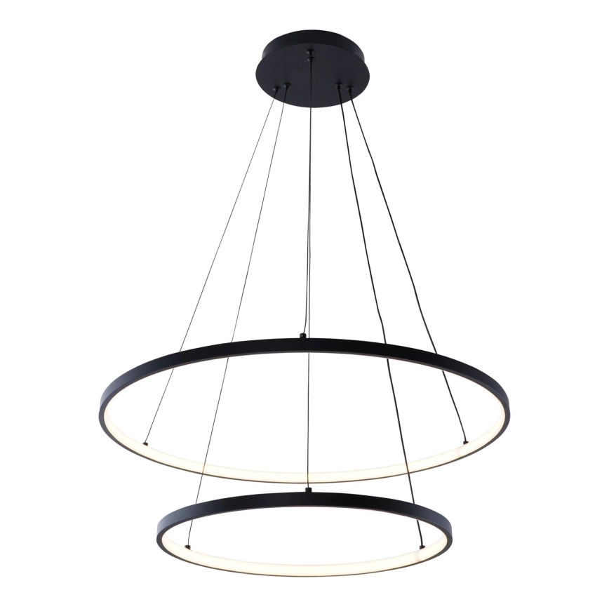 Zuma Line – LED ljuskrona med textilsladd LED/50W/230V 3000/4000/6000K diameter 60 cm svart