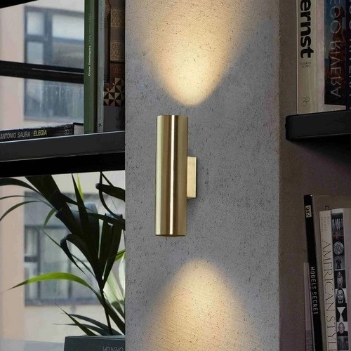 FARO 43760 – Vägglampa STAN 2xGU10/8W/230V gyllene