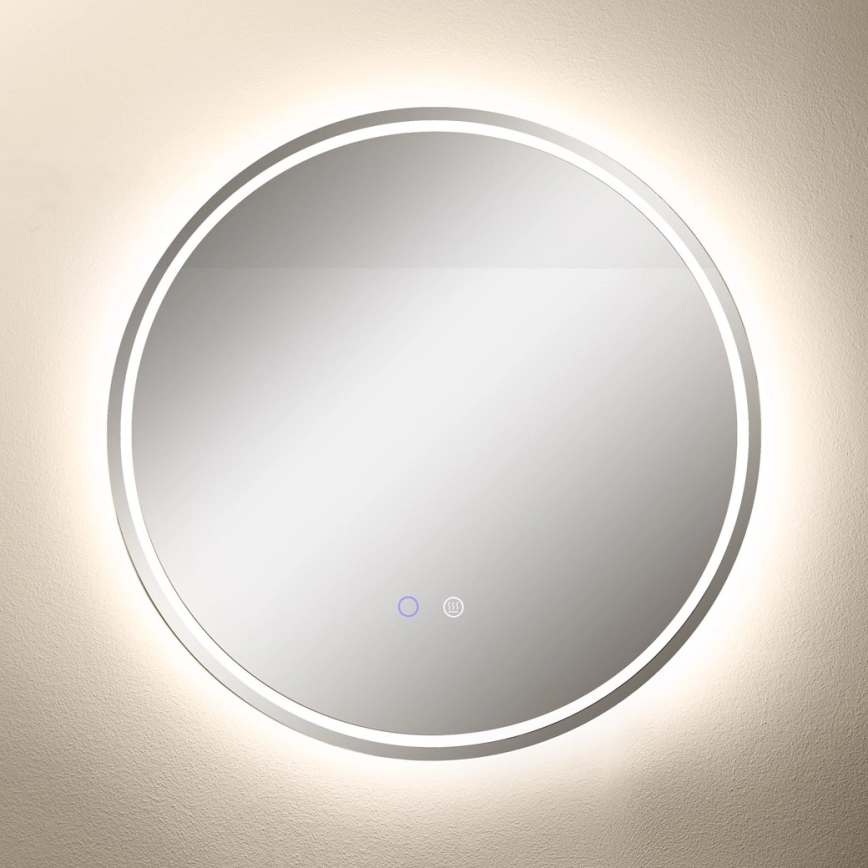 Zuma Line – LED Badrum uppvärmd vägg spegel med bakbelysning LED/24W/230V 3000/4000/6000K diameter 60 cm IP44