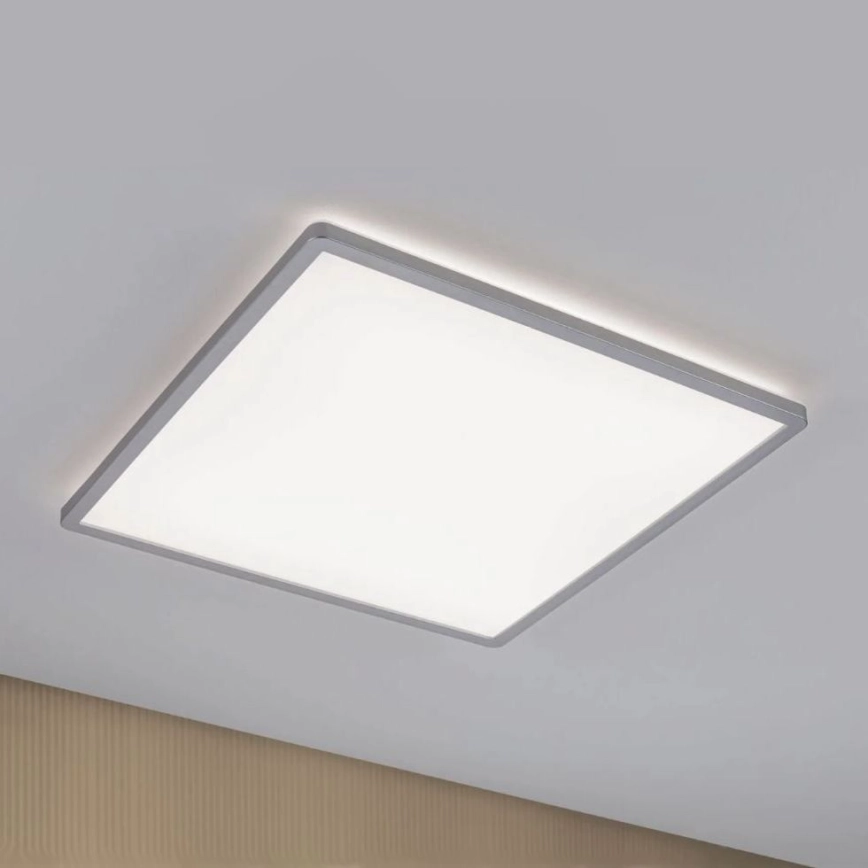 Paulmann 71009 – LED/22W Dimbart panel ATRIA 230V 4000K 42×42 cm matt krom