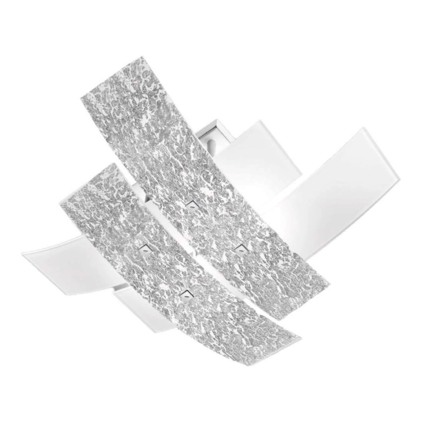 Gea Luce LARA P P arg – Taklampa LARA 2xE27/52W/230V 50 cm silver