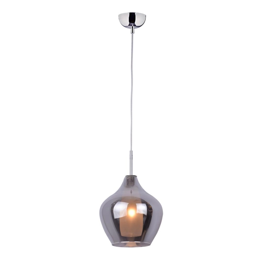 Azzardo AZ2148 – Ljuskrona med snöre AMBER MILANO 1xG9/40W/230V