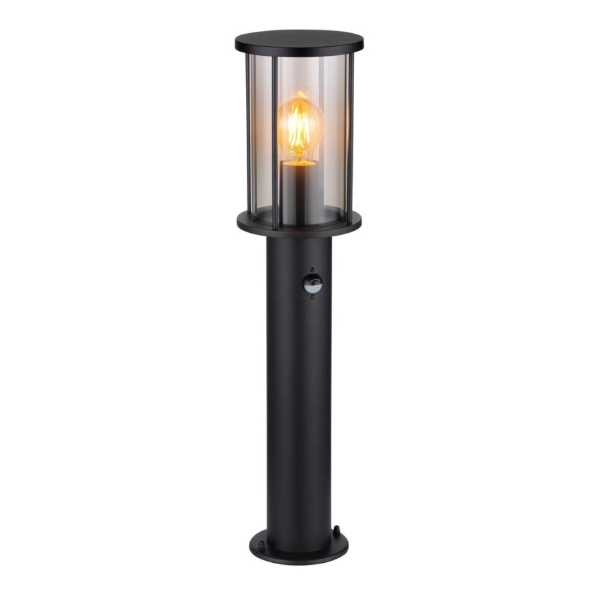 Globo – Lampa med sensor för utomhusbruk 1xE27/60W/230V 60 cm IP54