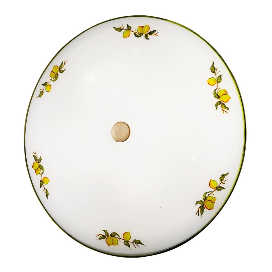 Kolarz 731.U14.4.116 – Taklampa NONNA 4xE27/60W/230V diameter 54 cm citroner
