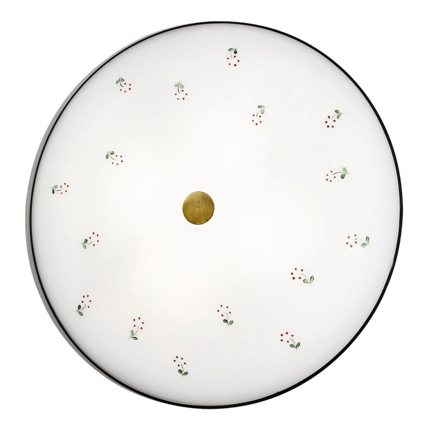 Kolarz 731.U14.4.70- Taklampa NONNA 4xE27/60W/230V diameter 54 cm grön/mässing