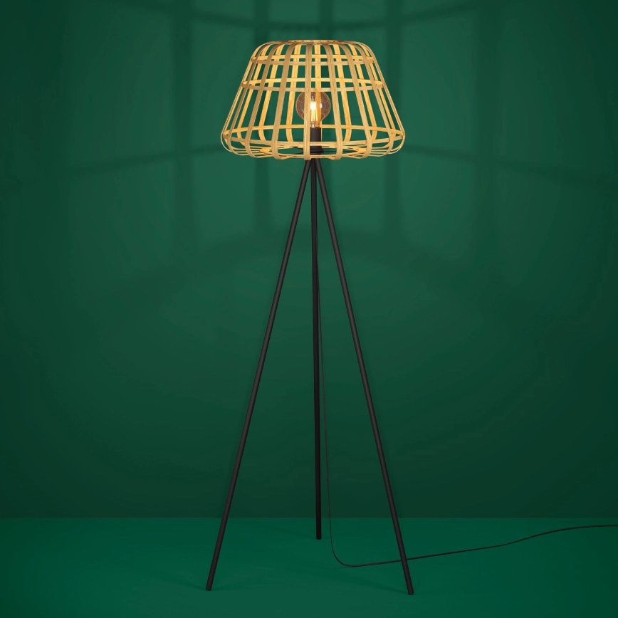 Eglo – Golvlampa 1xE27/40W/230V bambu
