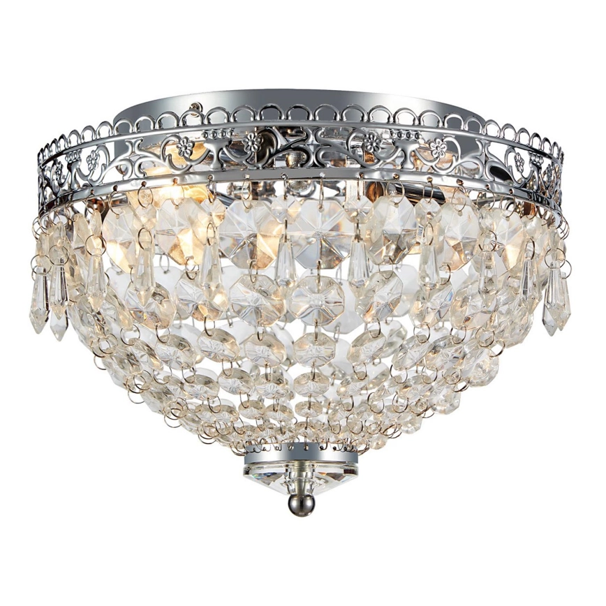 Markslöjd 108423 – Taklampa JOLINE 2xE14/40W/230V matt krom