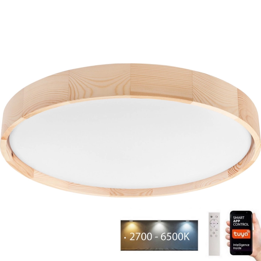 Brilagi – LED dimbar taklampa MANAROLA SMART LED/36W/230V 2700-6500K Ø 51 cm Wi-Fi Tuya + fjärrkontroll