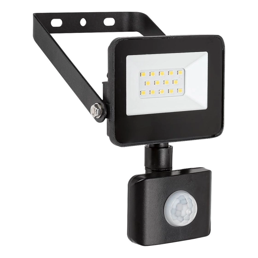 Rabalux – LED strålkastare med sensor LED/10W/230V 4000K IP44 svart