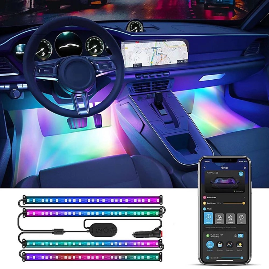 Govee – Smart LED bil-lister – RGBIC