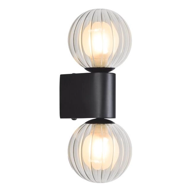 Rabalux – Vägglampa för badrum 2xG9/3,5W/230V IP44 svart
