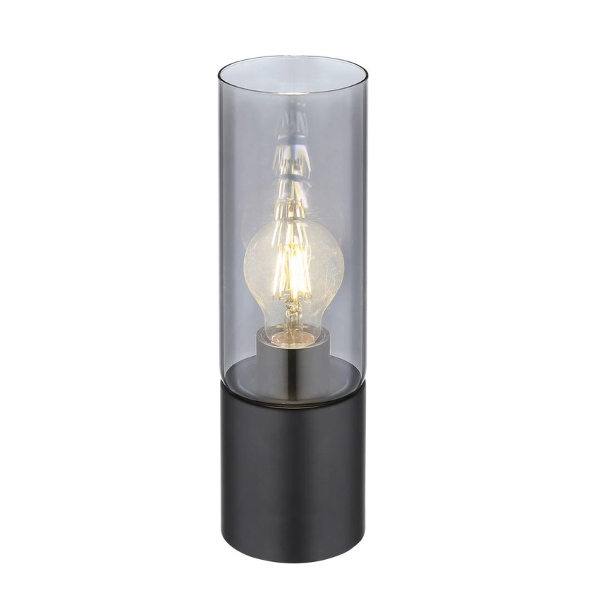 Globo – Touchbordslampa 1xE27/25W/230V Ø 9 cm svart