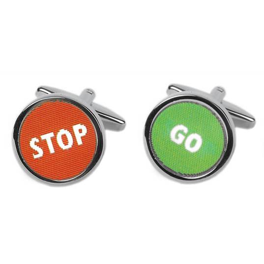 Manschettknappar Stop / Go