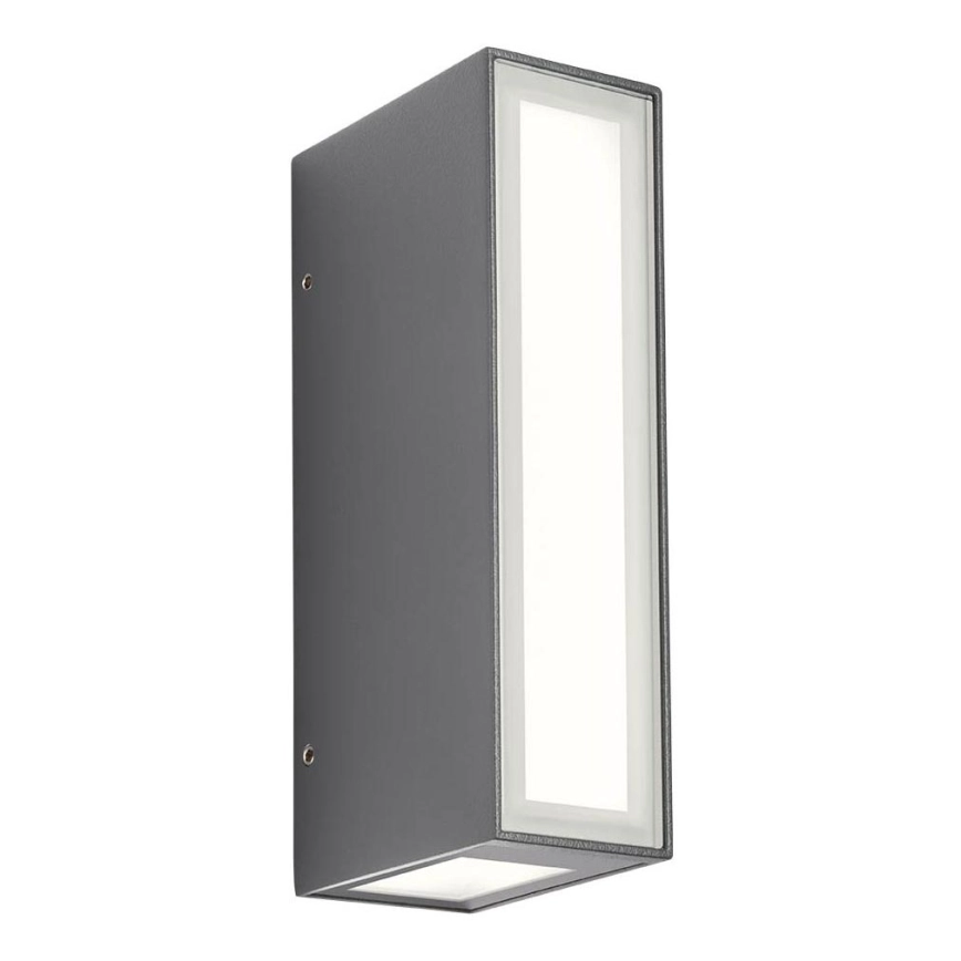 Redo 90114 – LED vägglampa för utomhusbruk IVAR LED/7,6W/230V IP54 antracit