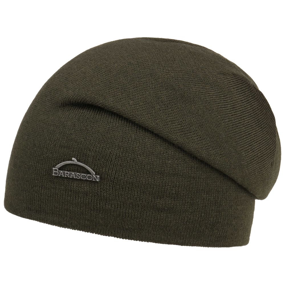 Barascon Woolmix lättviktad beanie – marin eller armé