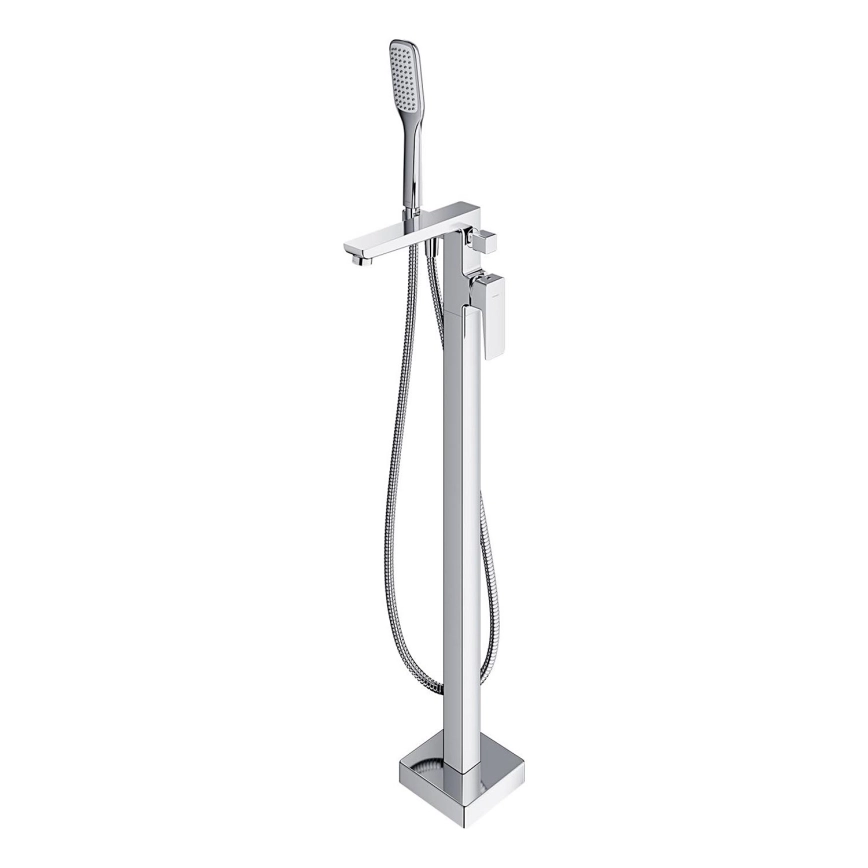 OMNIRES PM7433CR – Fristående badkarsset med PARMA blandare i blank krom
