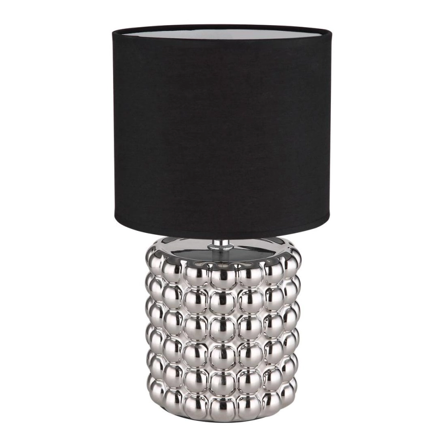 Globo – Bordslampa 1xE14/40W/230V svart/silver