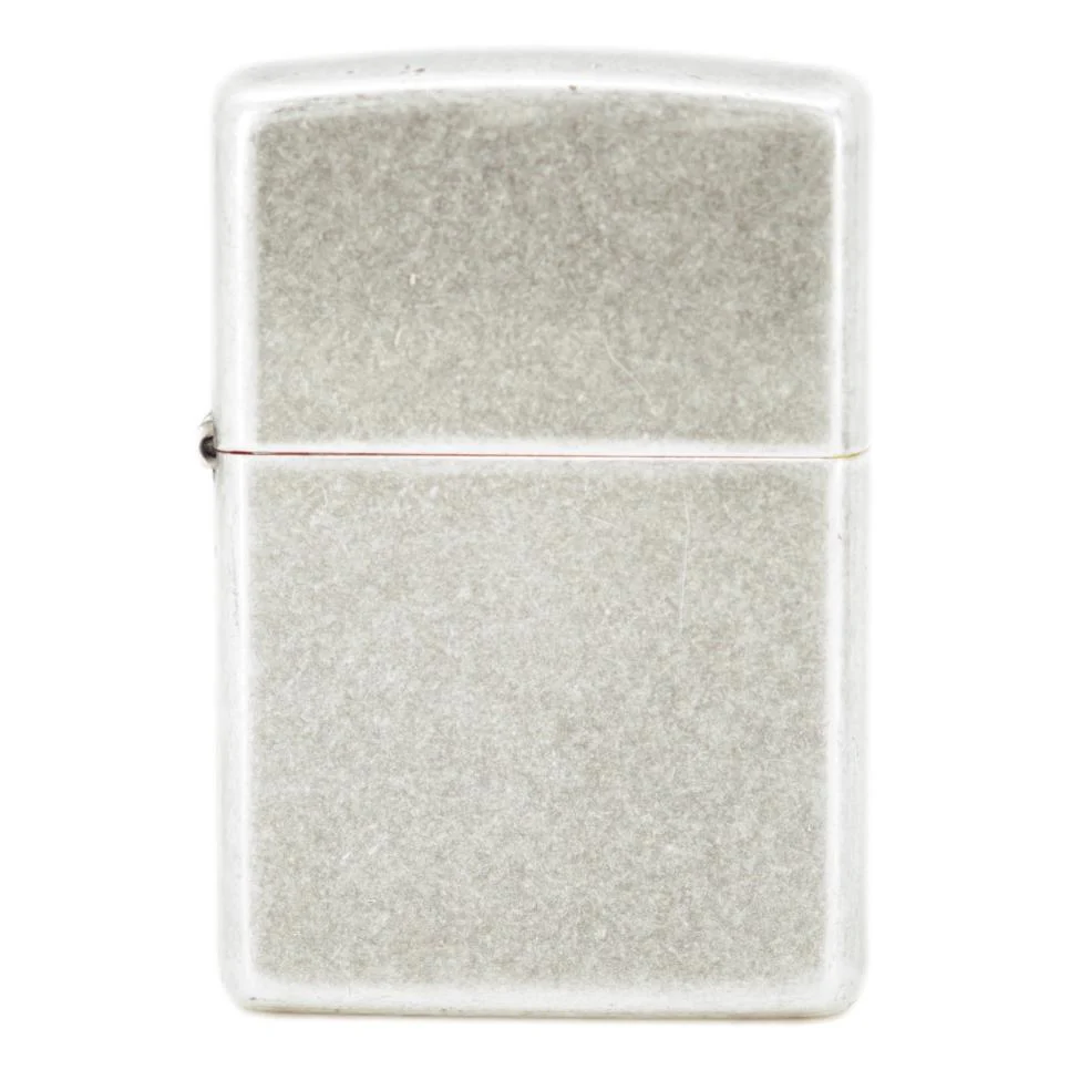 Original Zippo Lighter Antique Silver