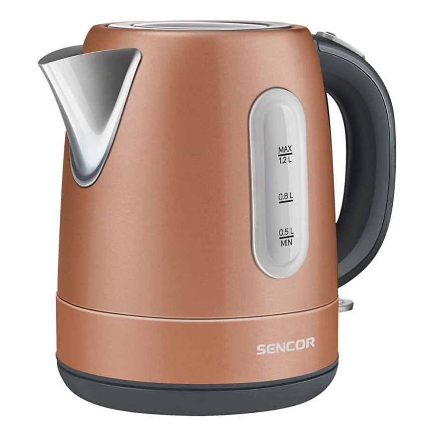 Sencor – Vattenkokare 1,2 l 2150W/230V kopparfärgad