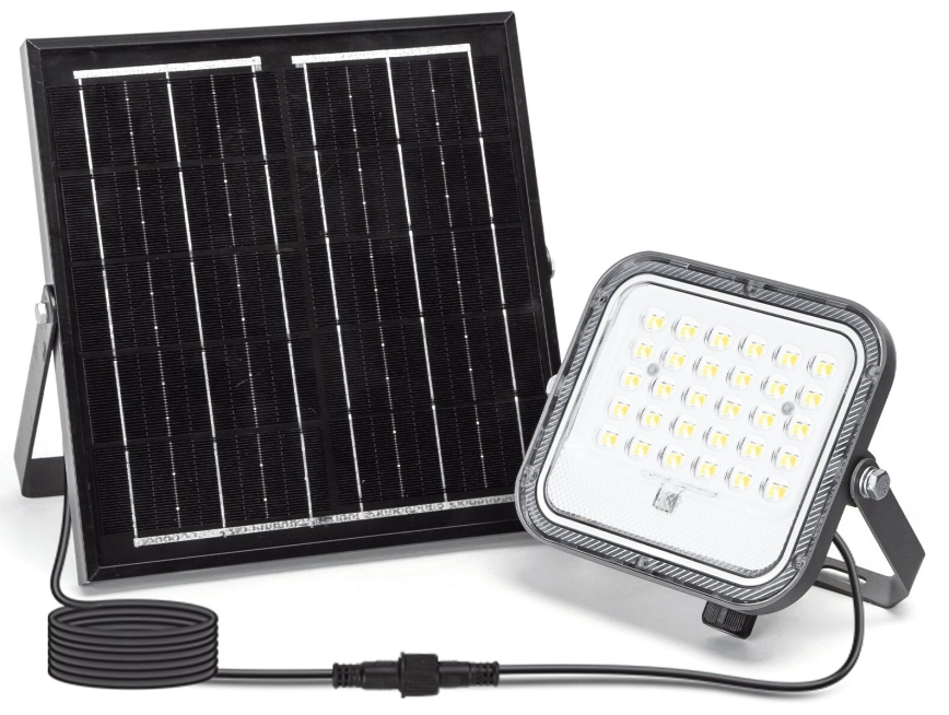 Aigostar – LED dimbar solcellsstrålkastare LED/50W/3,4V 3000/4000/6500K IP66 4000 mAh + fjärrkontroll