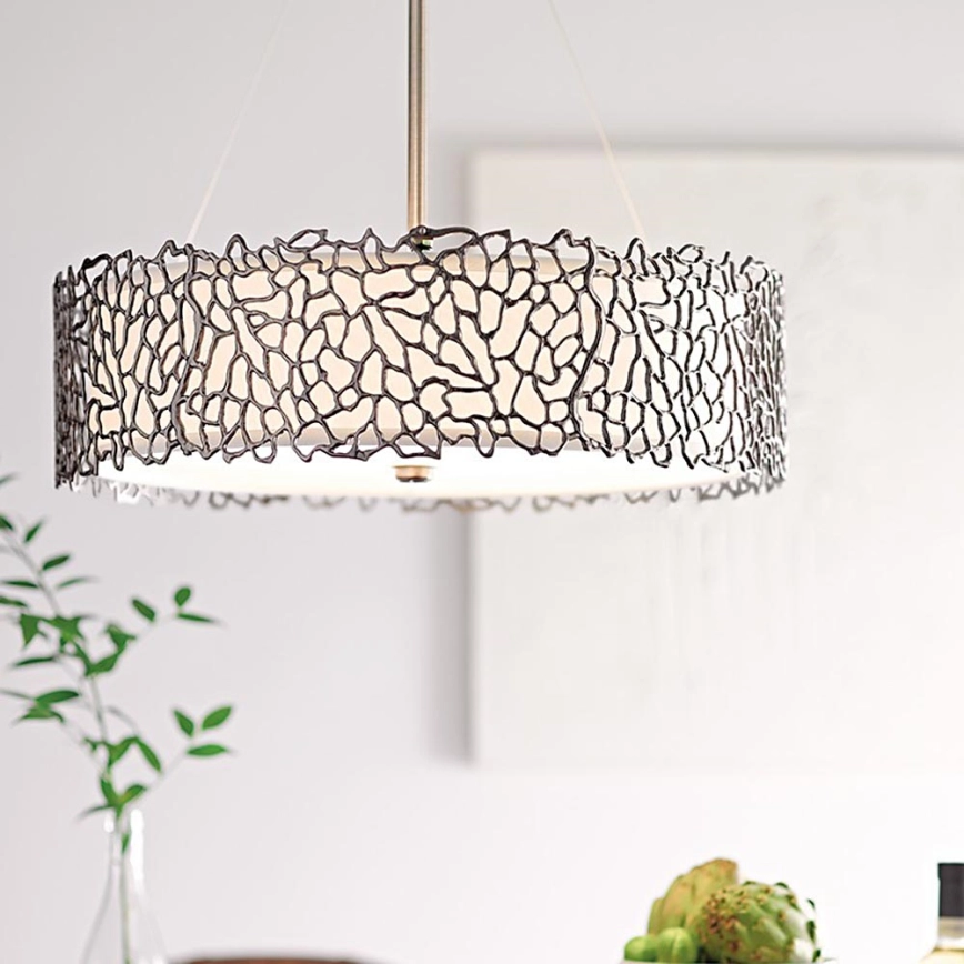 Kichler – Pendelkrona SILVER CORAL 3xE27/100W/230V matt krom