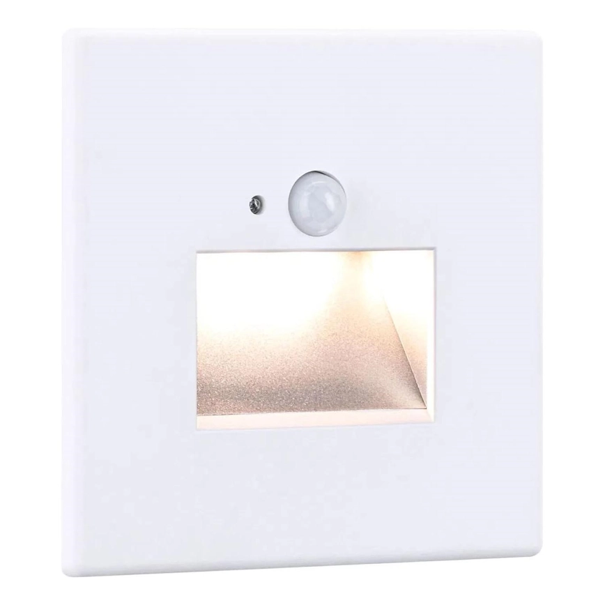 Paulmann 93133 – LED/1,2W Trappbelysning med sensor EDGE 230V vit