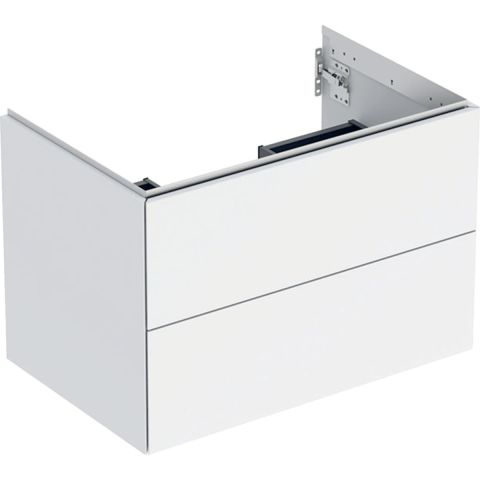 Geberit ONE 505.262.00.2 Kommod 75 x 47 cm, 2 lådor Vit, matt