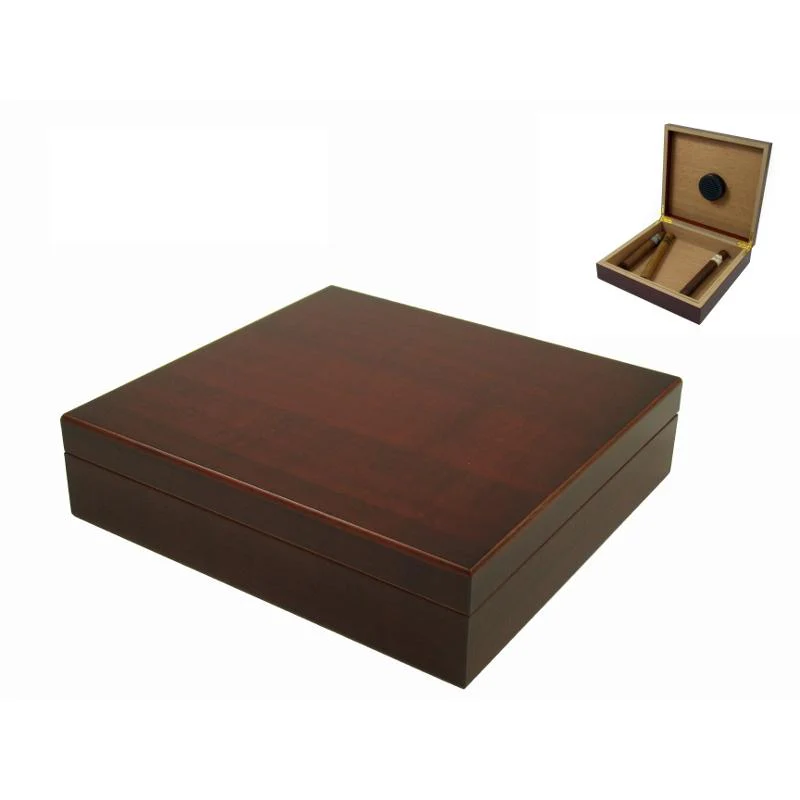 Angelo 10 Cigar Humidor i Bordeaux Wood
