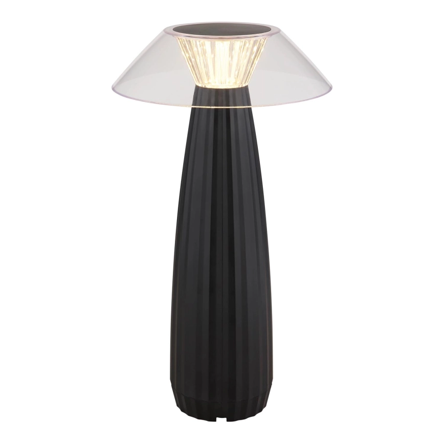 Globo – LED Dimbar uppladdningsbar touch bordslampa LED/1W/3,7V 3000K 1200mAh svart