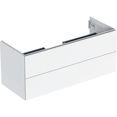 Geberit ONE 505.265.00.1 Kommod 120 x 47 cm, 2 lådor, vit Blank