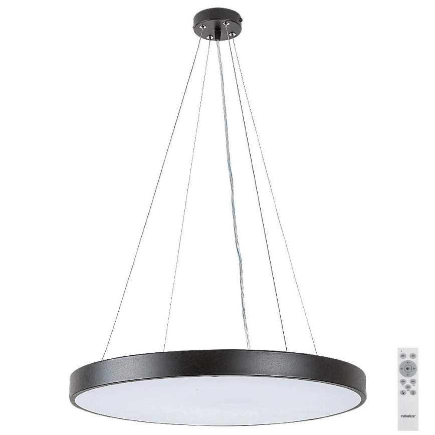 Rabalux – LED dimbar taklampa LED/60W/230V 3000-6000K svart + fjärrkontroll
