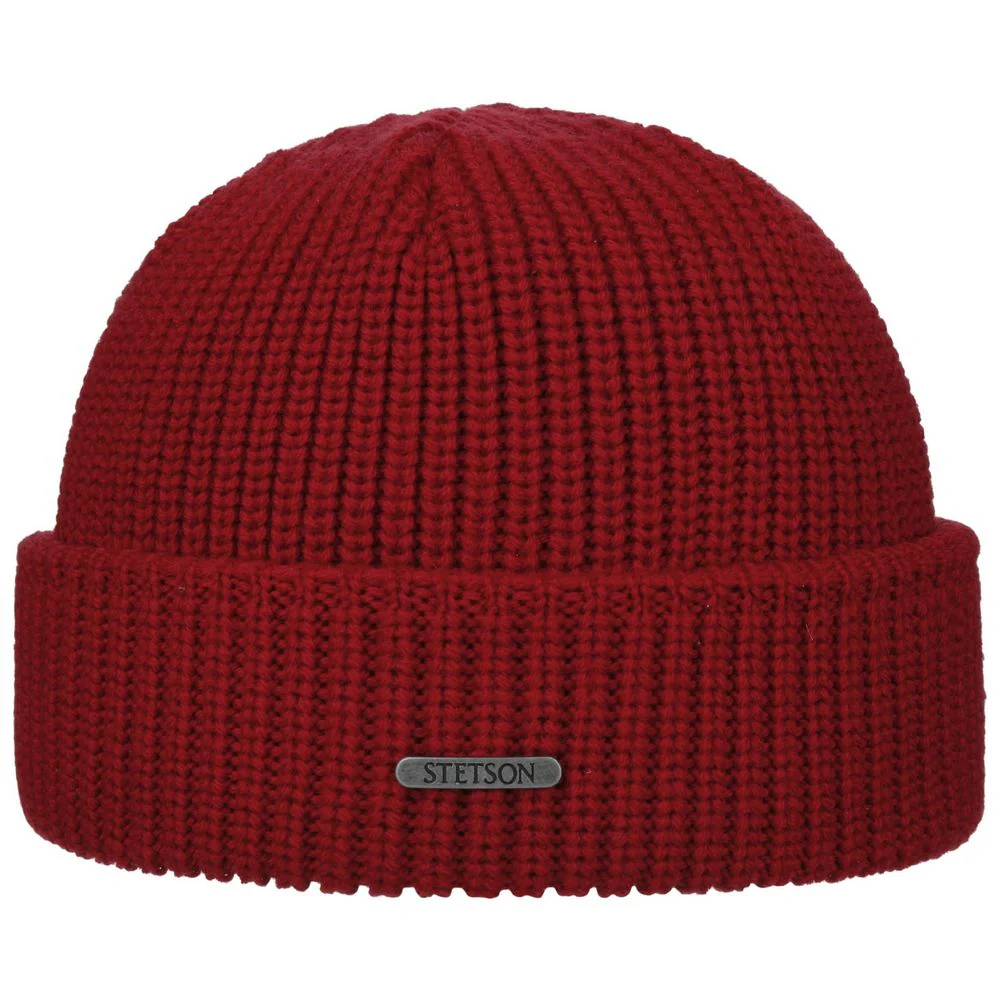 Stetson Docker Style Mössa Röd Merinoull