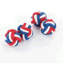Manschettnoder Tric Red & White & Blue
