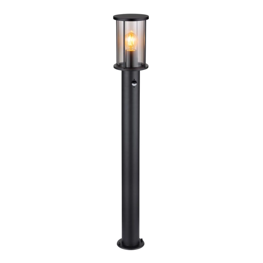 Globo – Lampa med sensor för utomhusbruk 1xE27/60W/230V 100 cm IP54