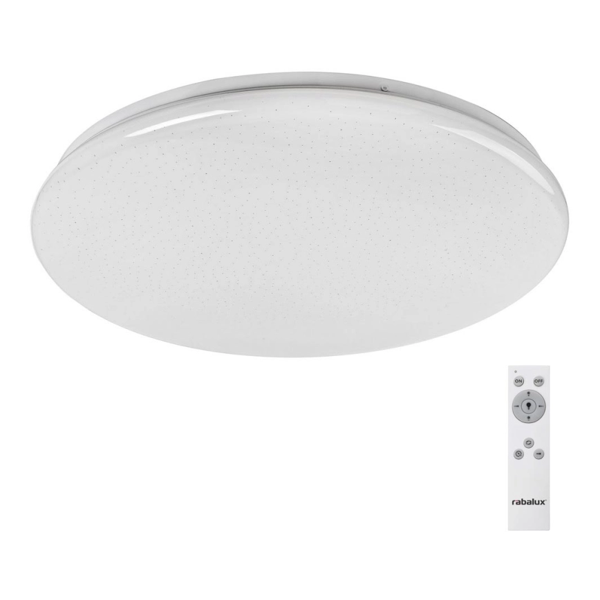 Rabalux – Dimmbar LED-taklampa STAR LED/36W/230V med fjärrkontroll Ø 40 cm