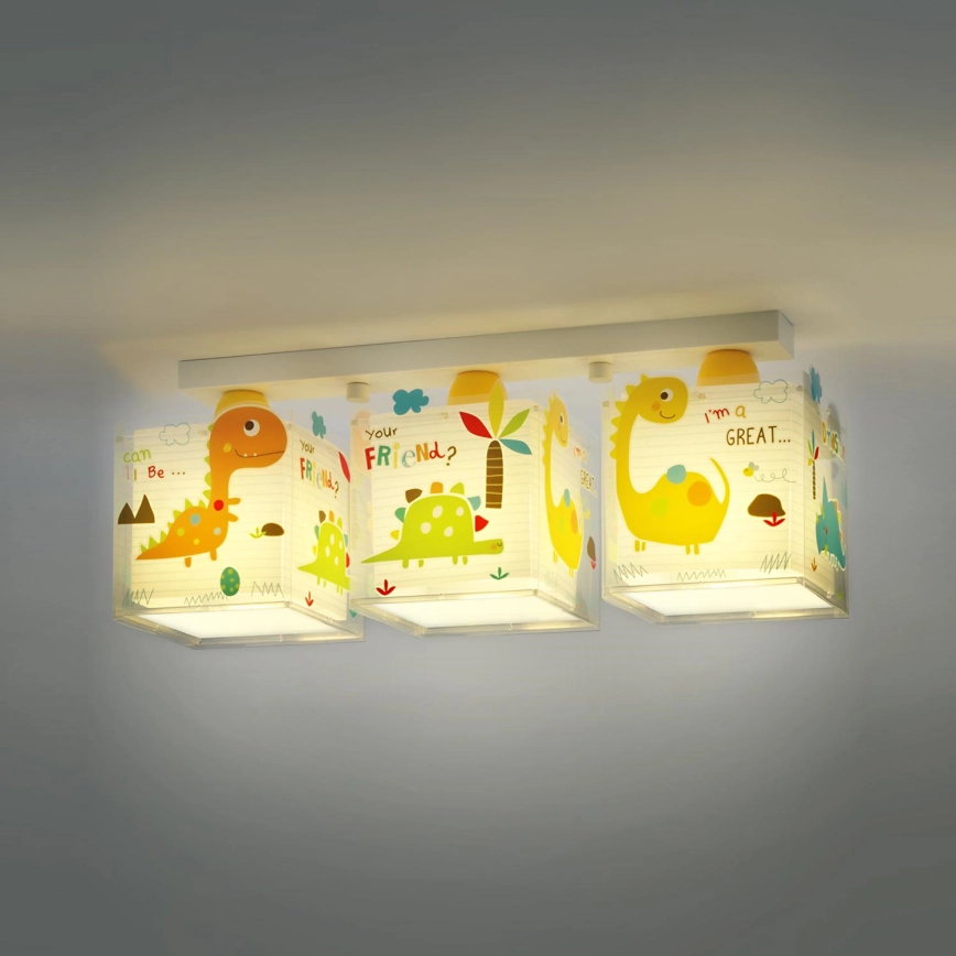 Dalber D-73453 – Barn Takbelysning DINOS 3xE27/60W/230V